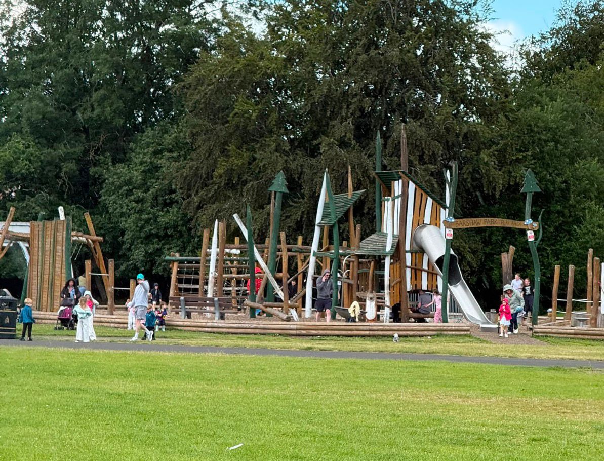 A day out at Barshaw Park play area