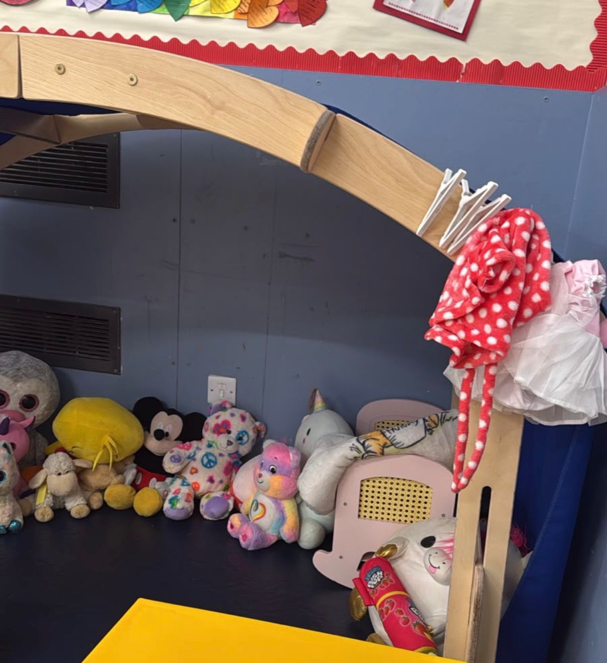 Dressing-up clothes and teddies